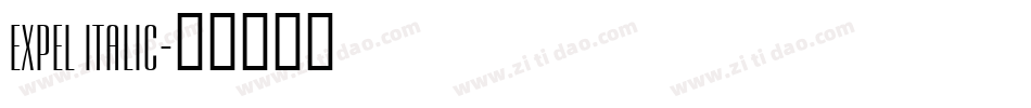Expel Italic字体转换